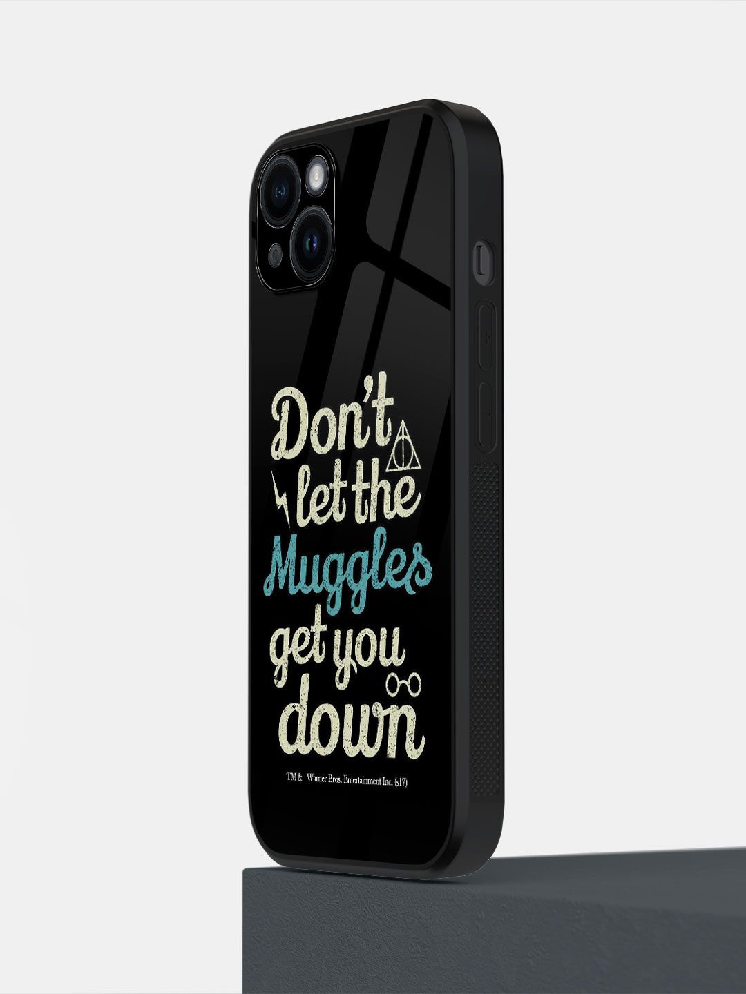 

macmerise Typography Printed iPhone 14 Plus Back Case Mobile Accessories, Black