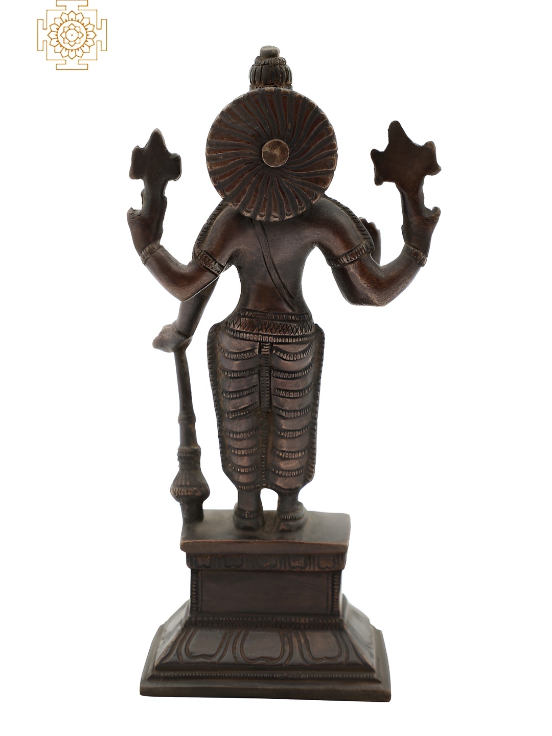 

Exotic India Black & Gold toned Religious Idol Showpiece