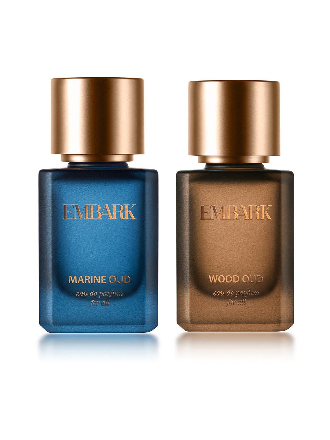 

EMBARK Wood Oud & Marine Oud Eau De Parfum Duo - 50ml each, Brown