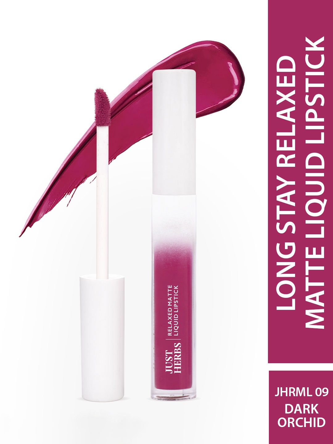 

Just Herbs Relaxed Long Lasting Matte Liquid Lipstick 4ml - Dark Orchid 09, Magenta