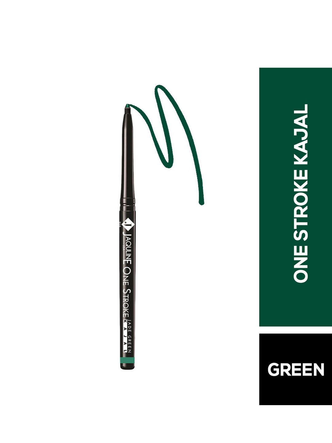

Jaquline USA One Stroke Jade Green Kajal - Jade Green -0.30g