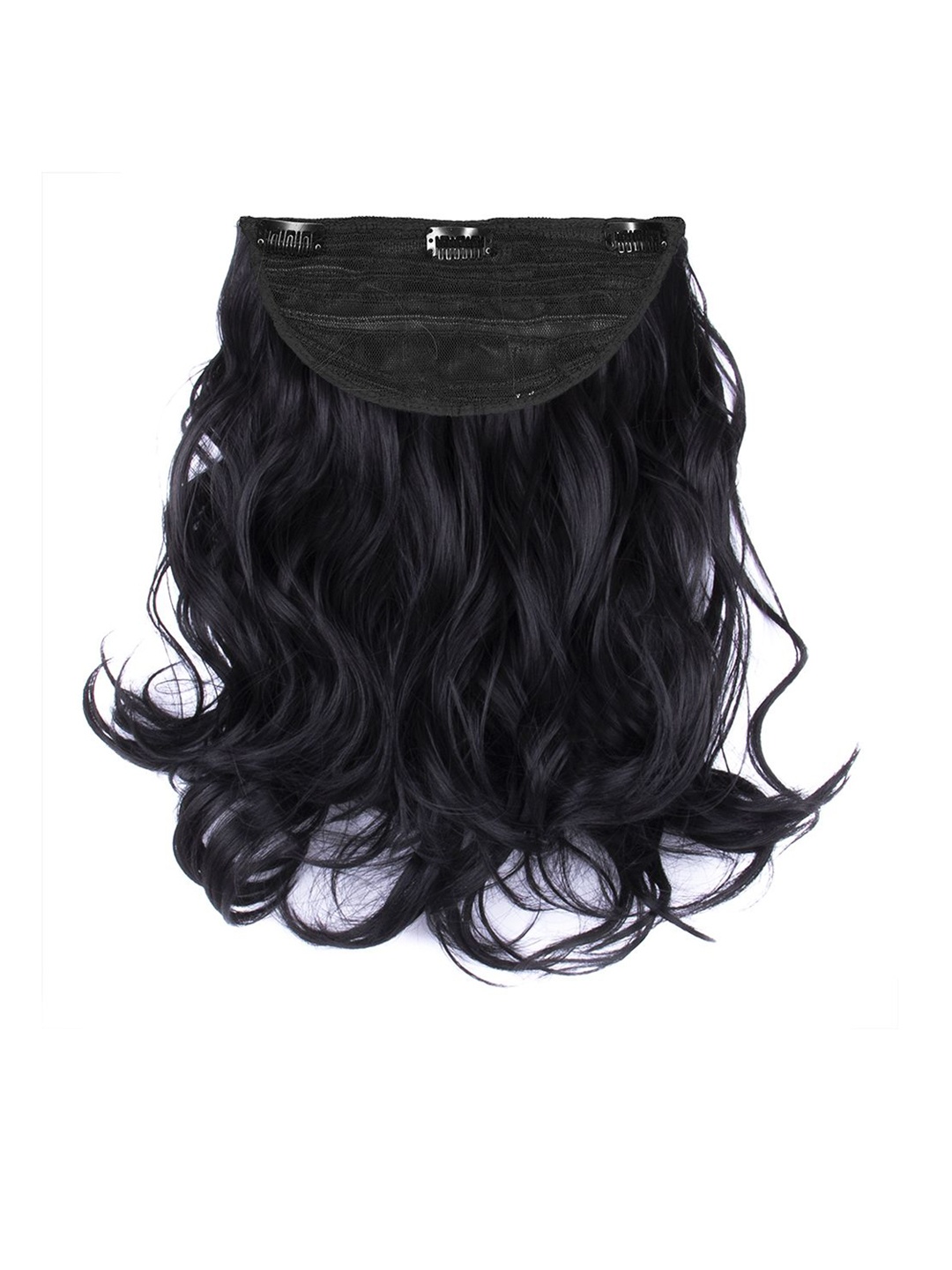 

Streak Street Clip In Wavy Hair Extension - 18 Inch - Jet Black
