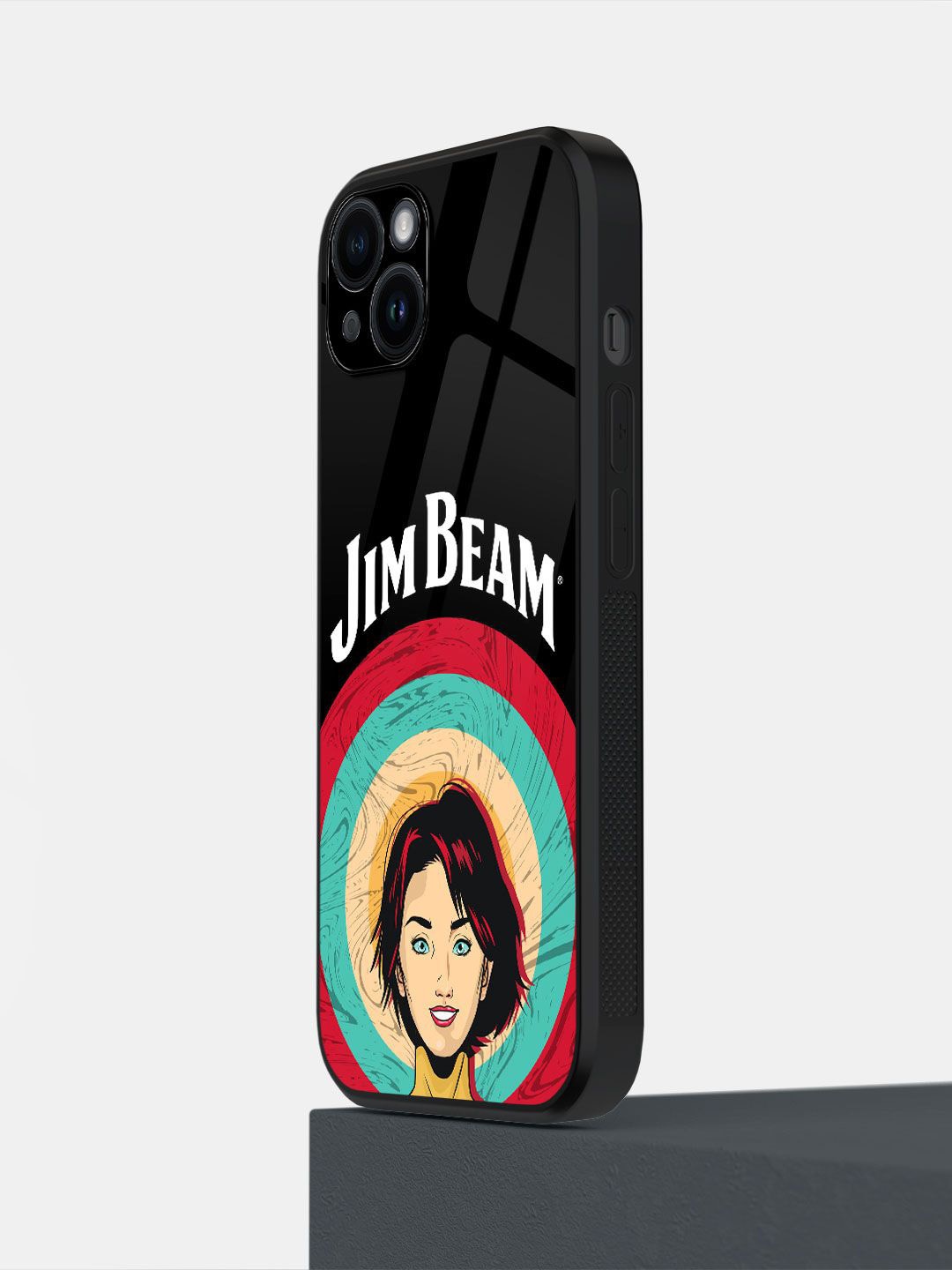 

macmerise Quirky Printed iPhone 14 Plus Back Case Mobile Accessories, Black