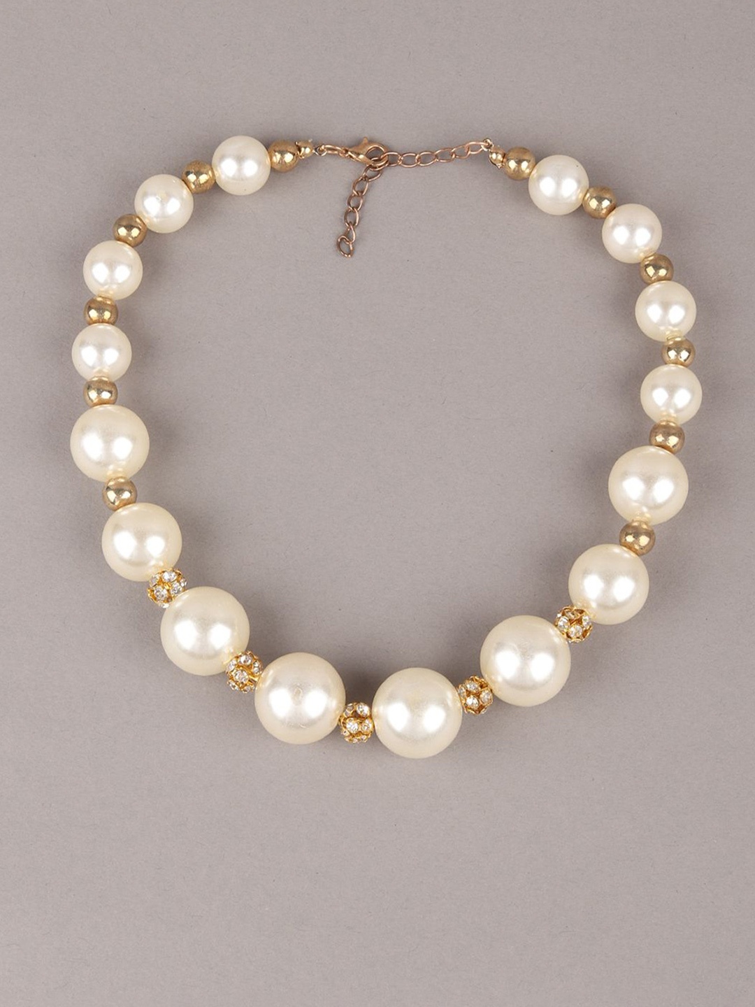 

ODETTE Pearls Minimal Necklace, Gold