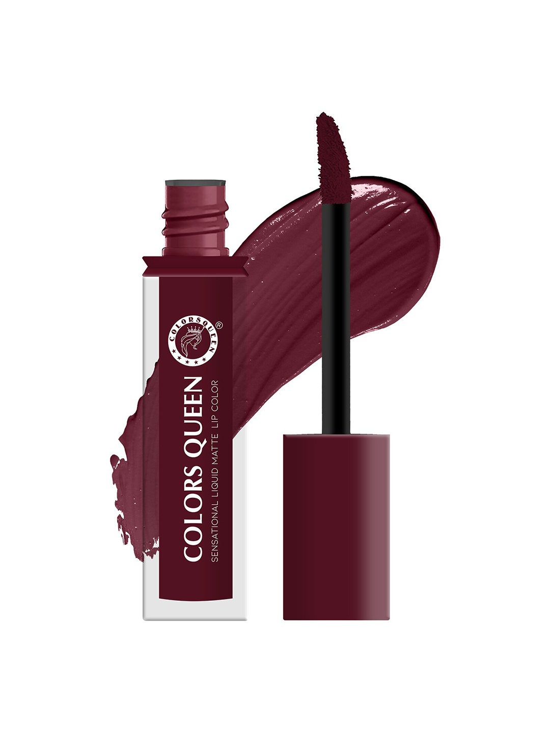 

Colors Queen Sensational Liquid Matte Lip Color Lipstick - 7g - Mulied Wine 13, Purple