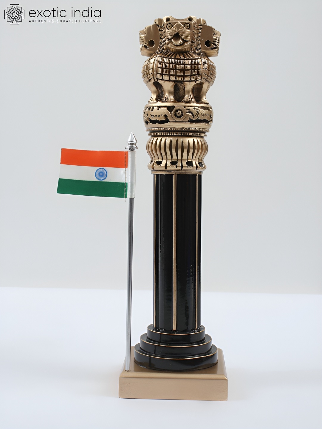 

Exotic India Gold-Toned Curio Showpiece