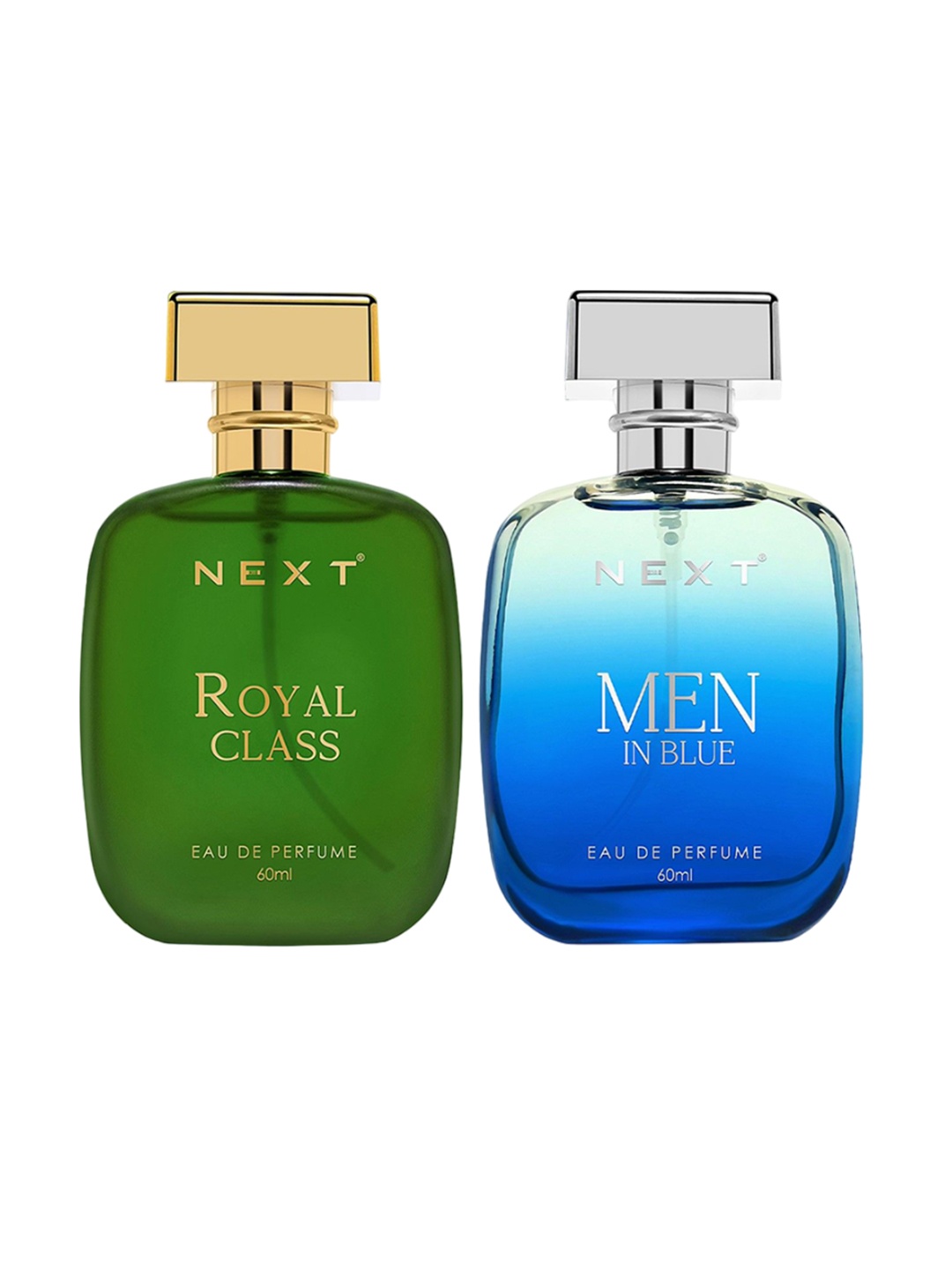 

NEXT CARE Royal Class & Men In Blue Set Of 2 Eau De Parfum - 60ml Each, Green