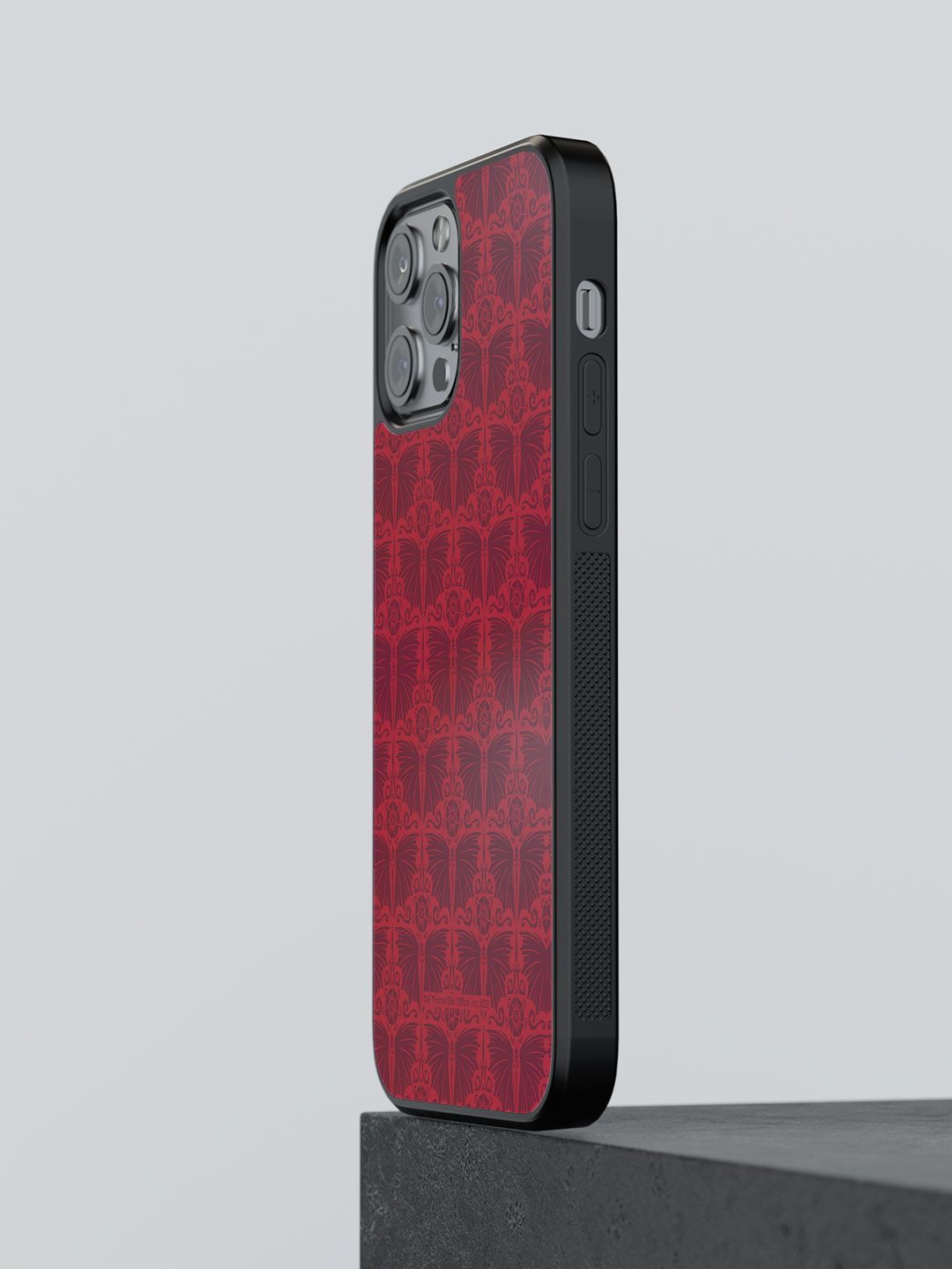 

macmerise Quirky Printed iPhone 13 Pro Back Case Mobile Accessories, Red