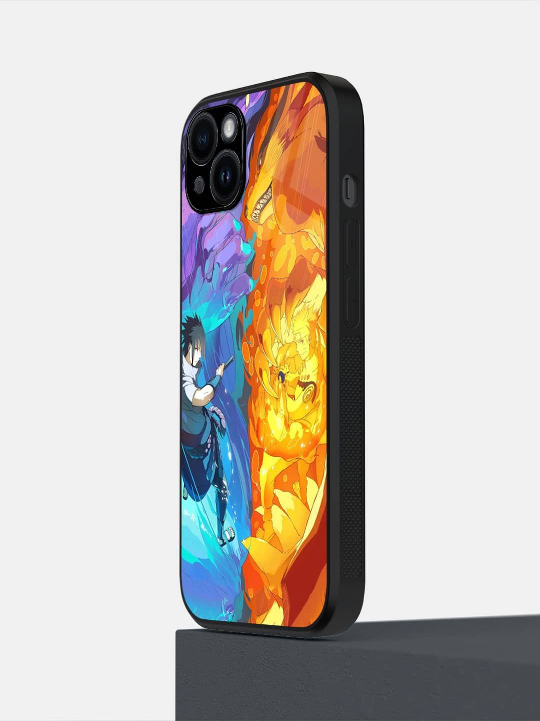 

macmerise Cartoon Characters Printed iPhone 14 Plus Back Case Mobile Accessories, Blue