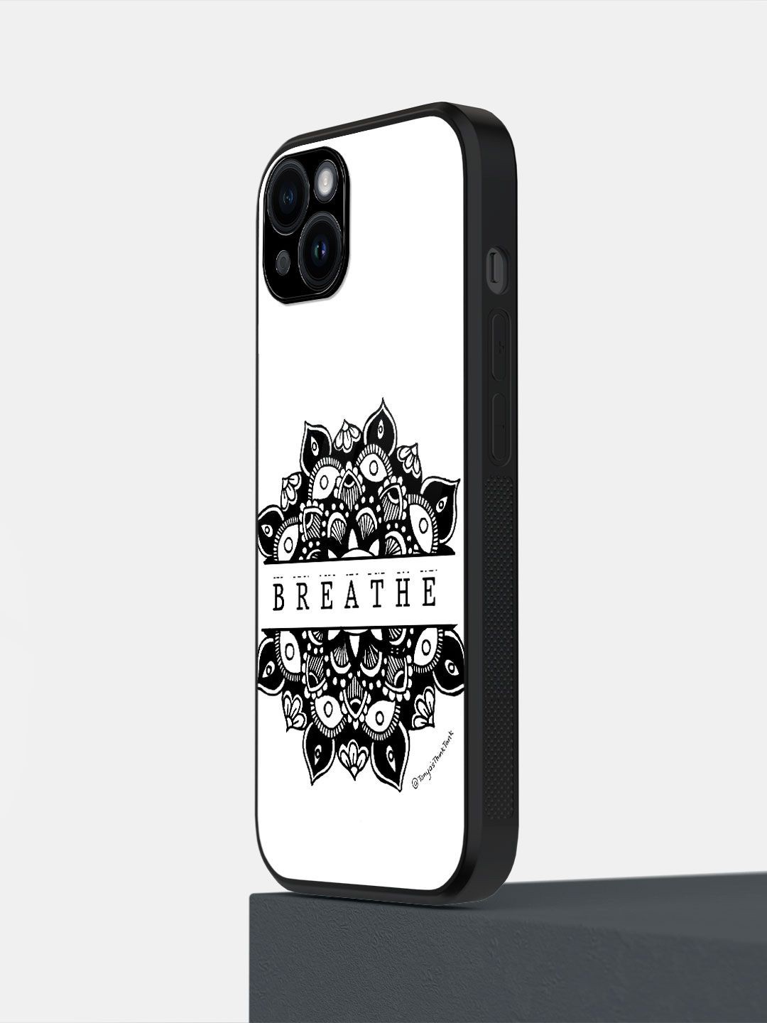 

macmerise Typography Printed iPhone 14 Plus Back Case Mobile Accessories, Black