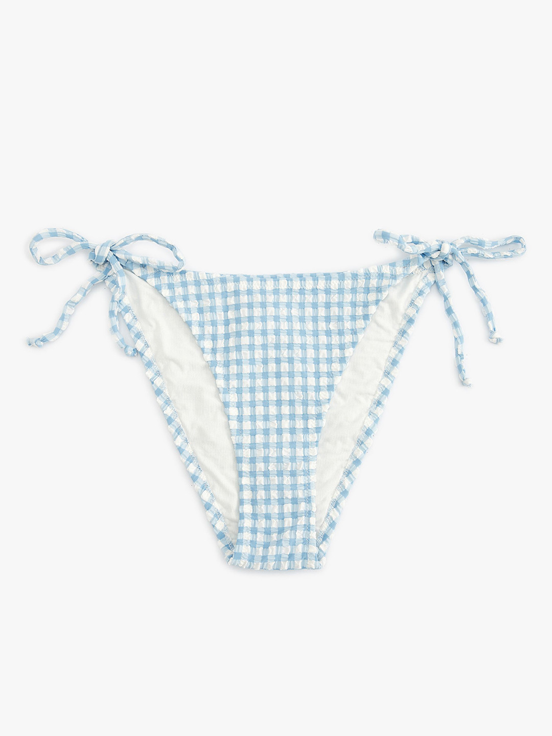 

Koton Women Checked Crop Sporty Jacket, Blue