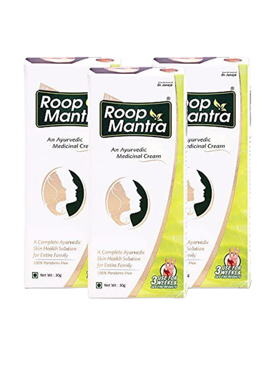 

Roop Mantra Set Of 3 An Ayurvedic Cream - 30g Each, Multi
