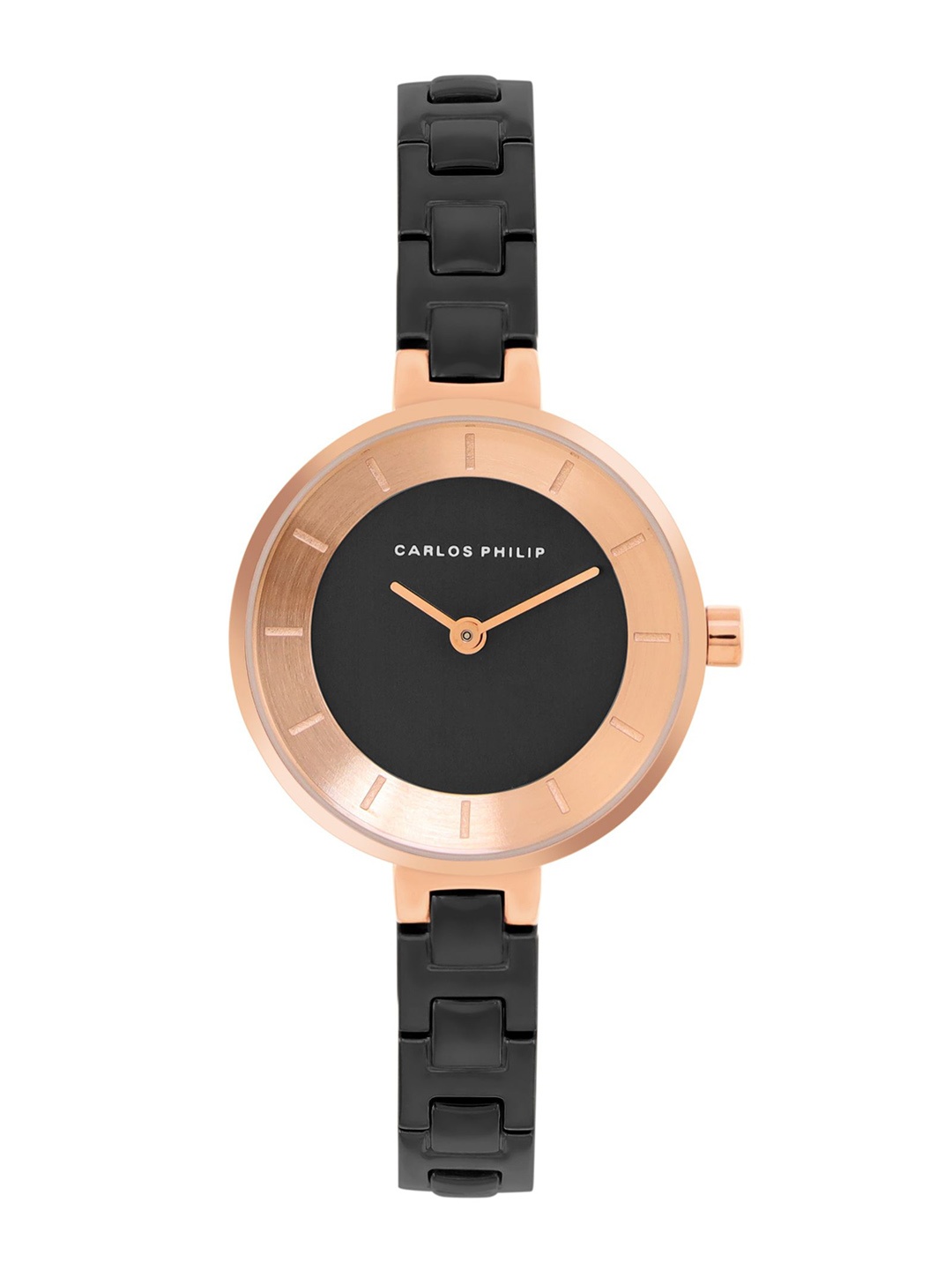 

CARLOS PHILIP Women Bracelet Style Straps Analogue Watch Lumn 1110 2, Black