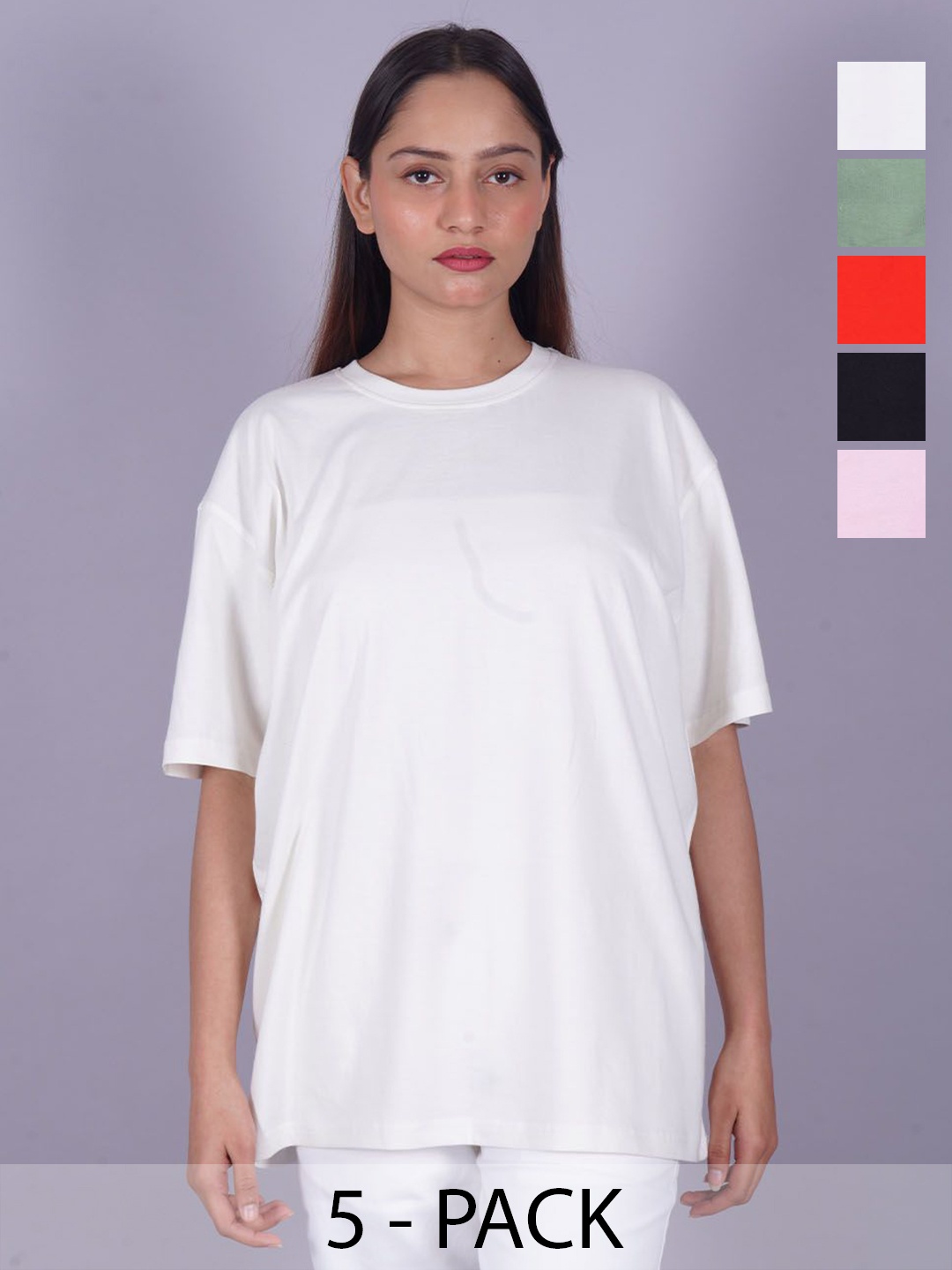

VYVE Women 5 Extended Sleeves Pockets T-shirt, Multi
