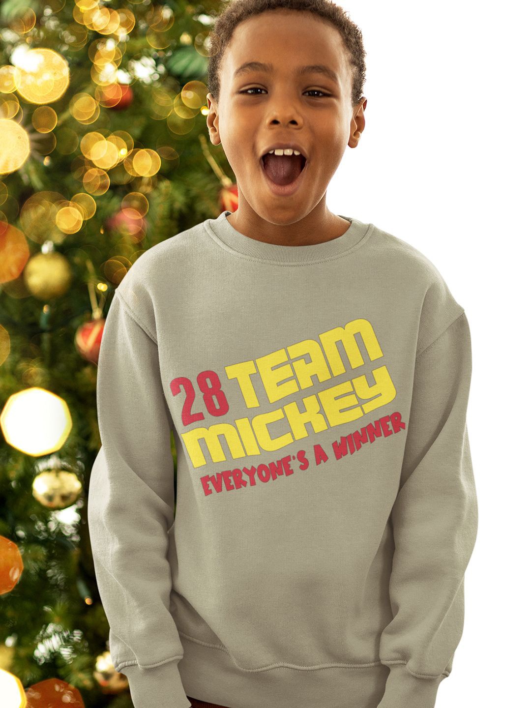 

KINSEY Boys Printed Sweatshirt, Grey