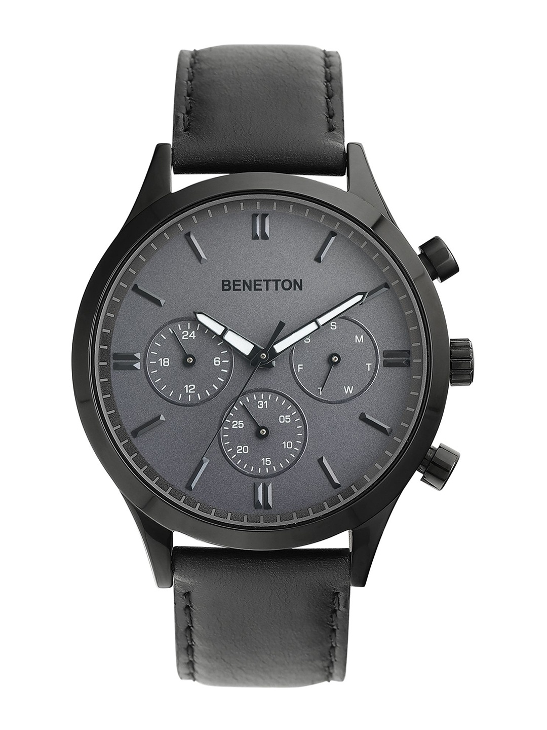 

United Colors of Benetton Men Brass Dial & Stainless Steel Straps Analogue Watch UWUCG0005, Grey