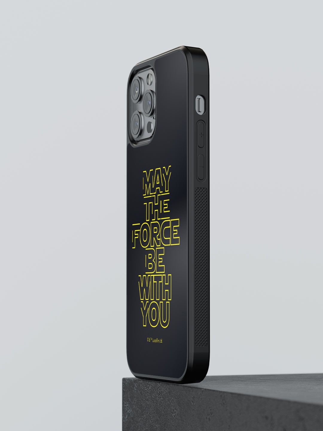

macmerise Typography Printed iPhone 13 Pro Back Case Mobile Accessories, Black