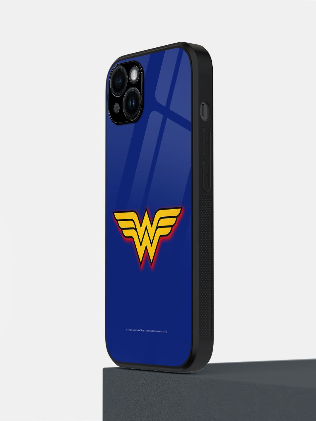 

macmerise Superhero Printed iPhone 14 Plus Back Case Mobile Accessories, Blue