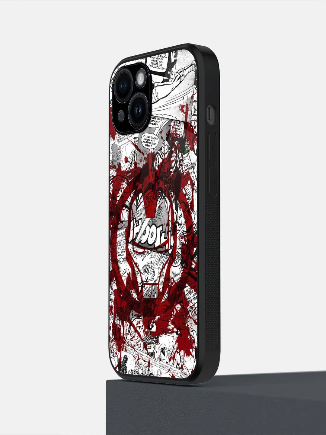 

macmerise Cartoon Characters Printed iPhone 14 Back Case Mobile Accessories, Red
