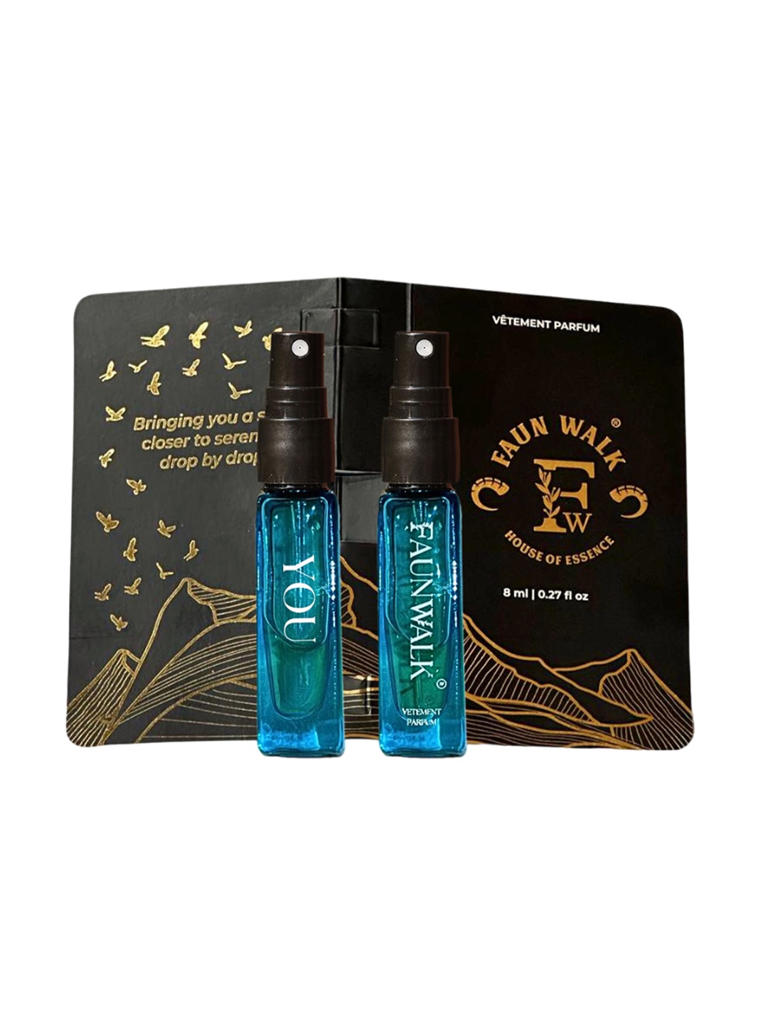 

FAUN WALK Men You Long Lasting Perfume - 8ml, Blue