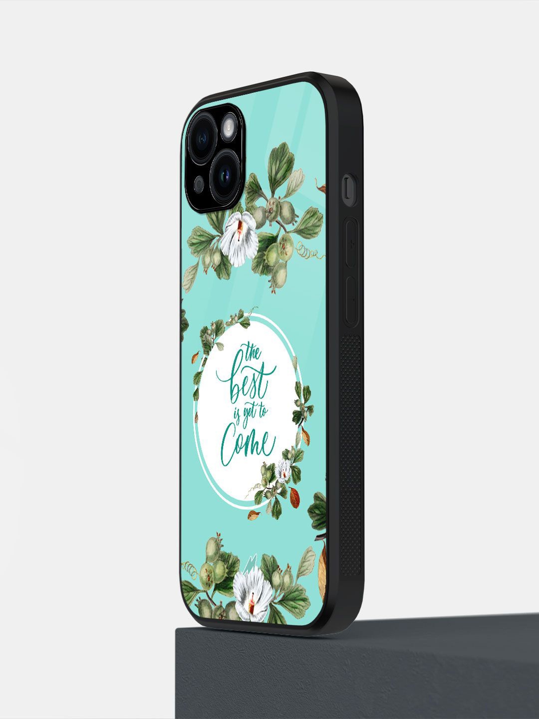 

macmerise Tropical Printed iPhone 14 Plus Back Case Mobile Accessories, Blue