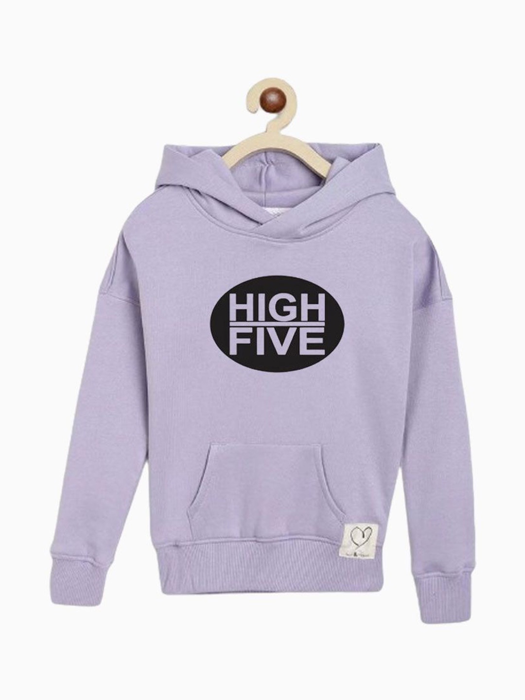 

BAESD Boys Typography Printed Cotton Sweatshirt, Lavender