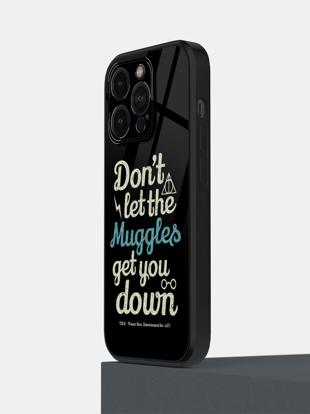 

macmerise Typography Printed iPhone 14 Pro Back Case Mobile Accessories, Black