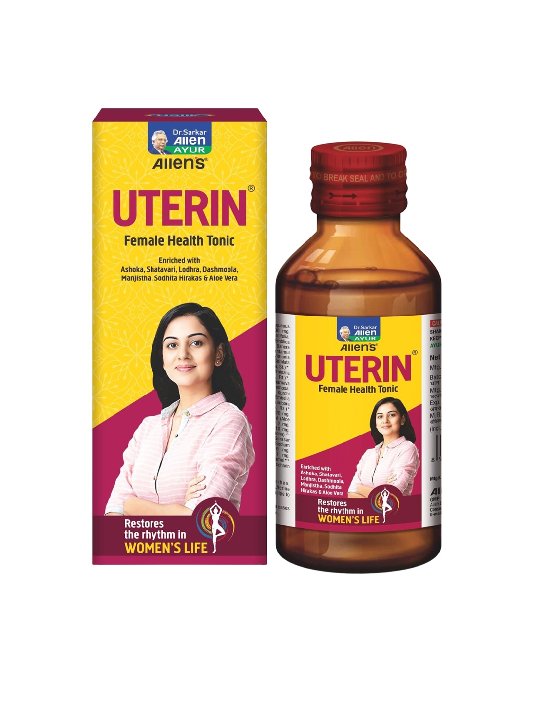 

ALLEN Uterin Female Health Tonic - 250ml, Brown