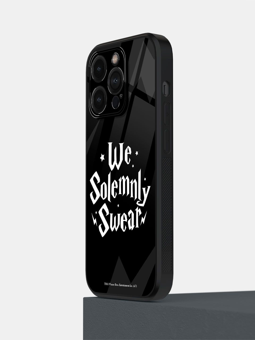 

macmerise Typography Printed iPhone 14 Pro Back Case Mobile Accessories, Black