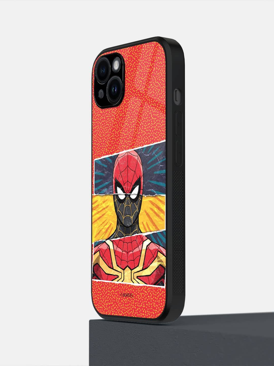 

macmerise Superhero Printed iPhone 14 Plus Back Case Mobile Accessories, Red