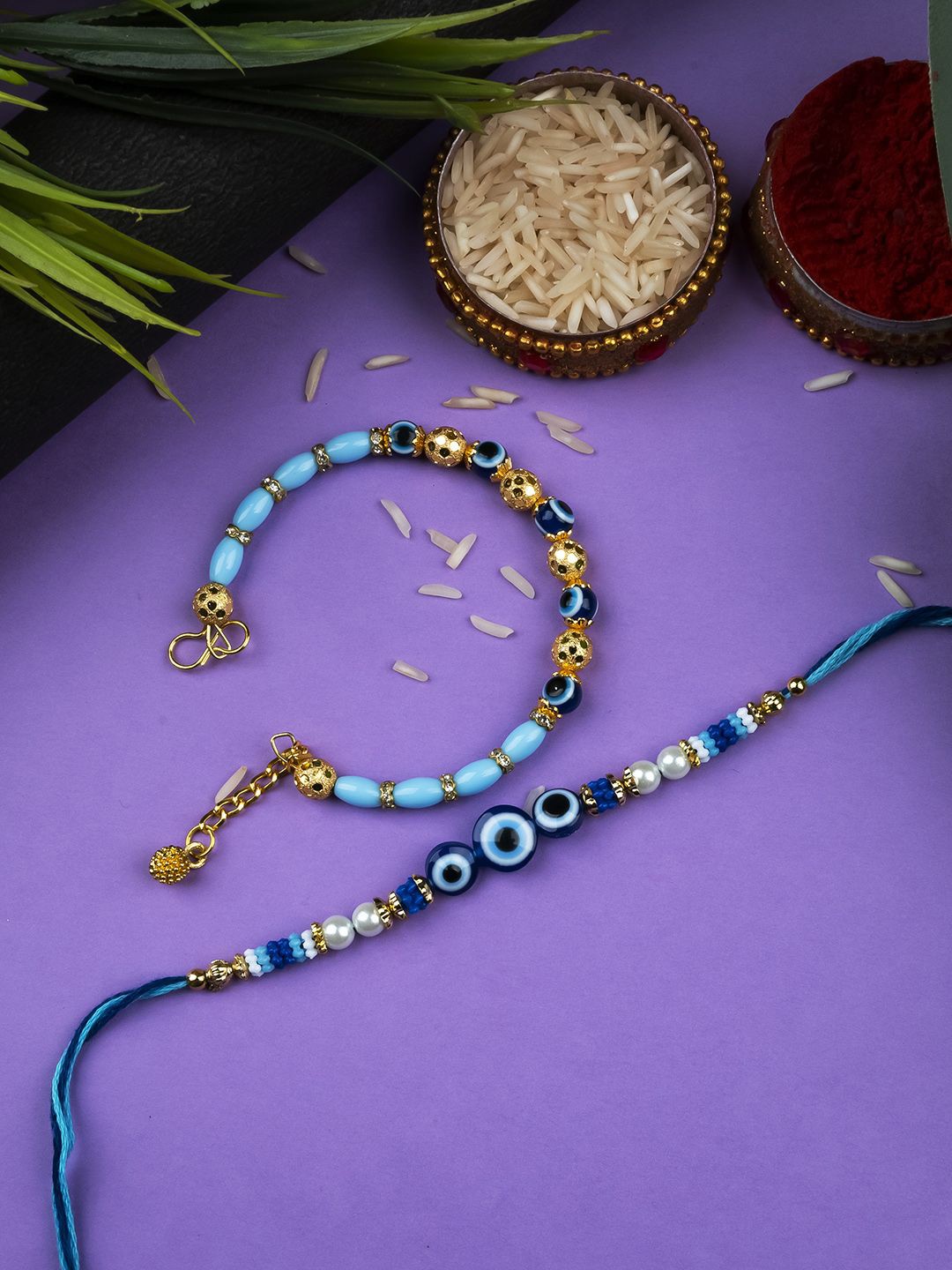

StileAdda Thread Rakhi, Blue
