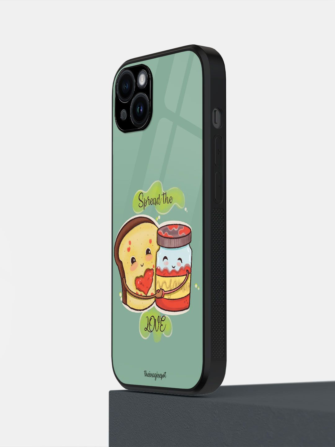 

macmerise Quirky Printed iPhone 14 Plus Back Case Mobile Accessories, Green