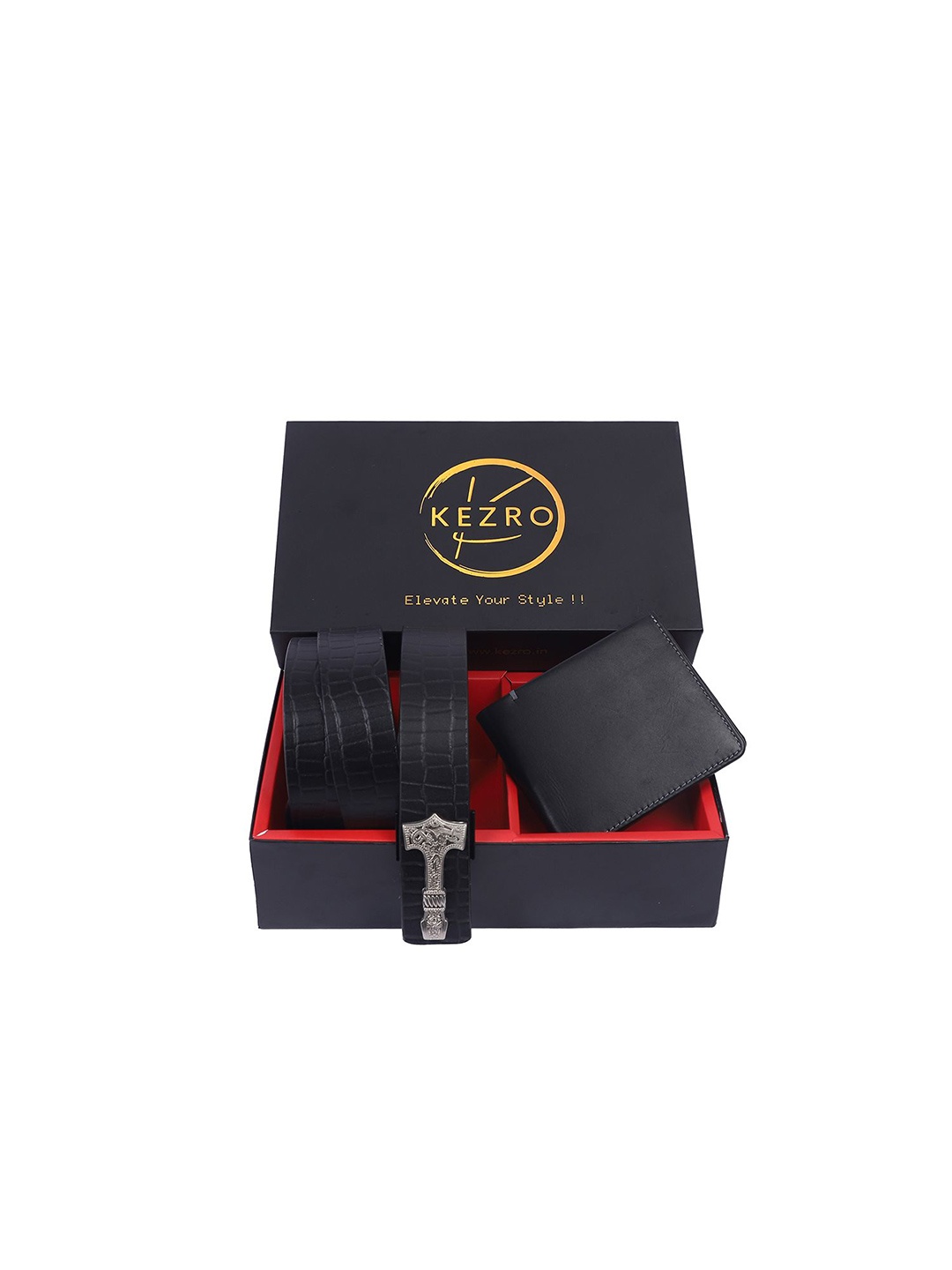 

KEZRO Men Accessory Gift Set, Black