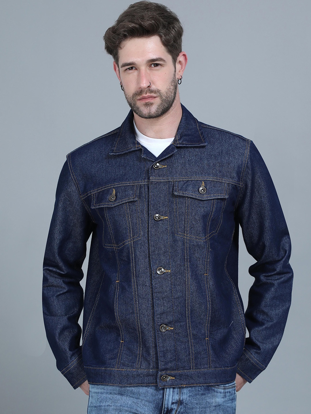 

Rope Men Washed Denim Jacket, Blue