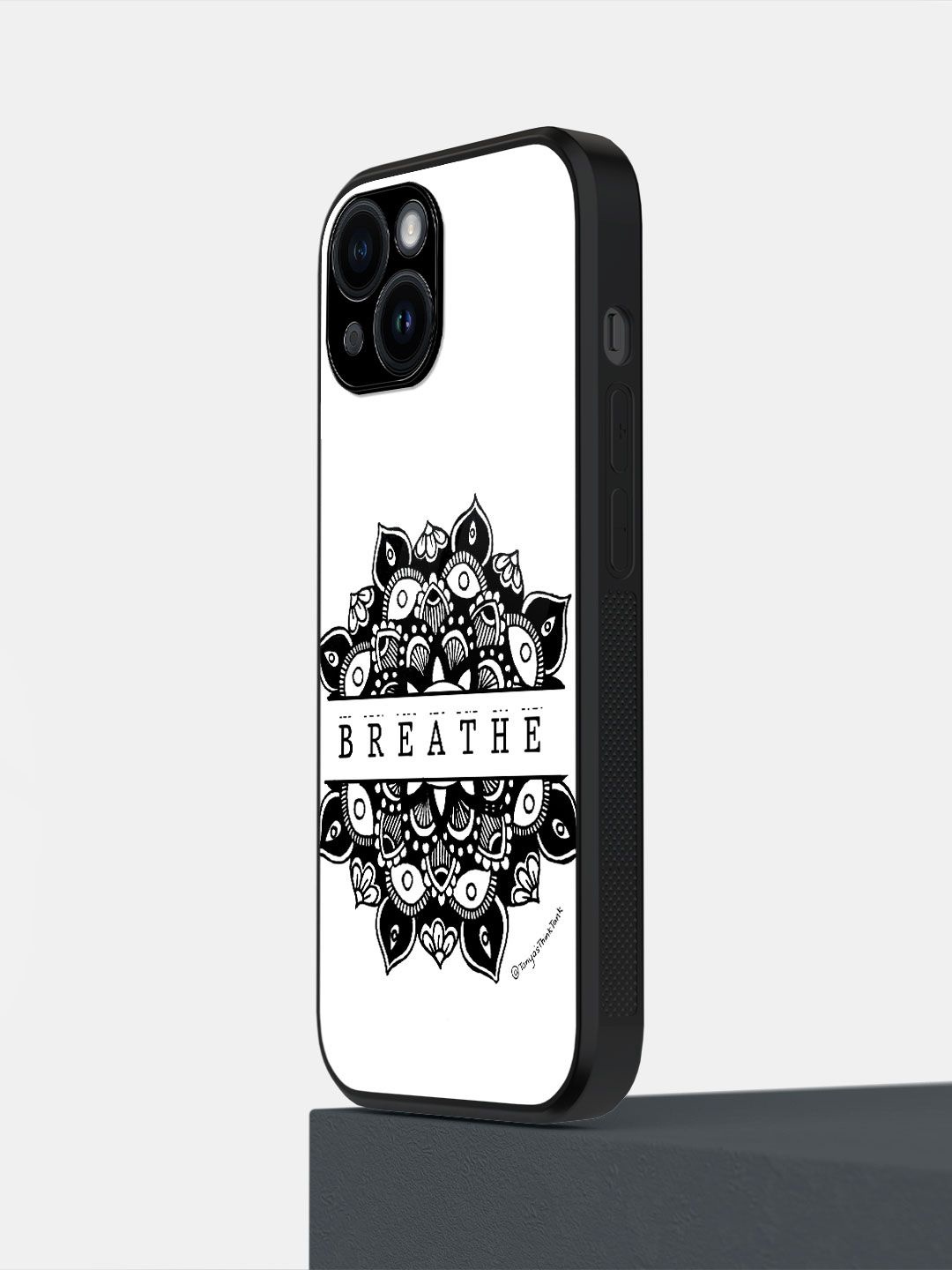 

macmerise Typography Printed iPhone 14 Back Case Mobile Accessories, Black