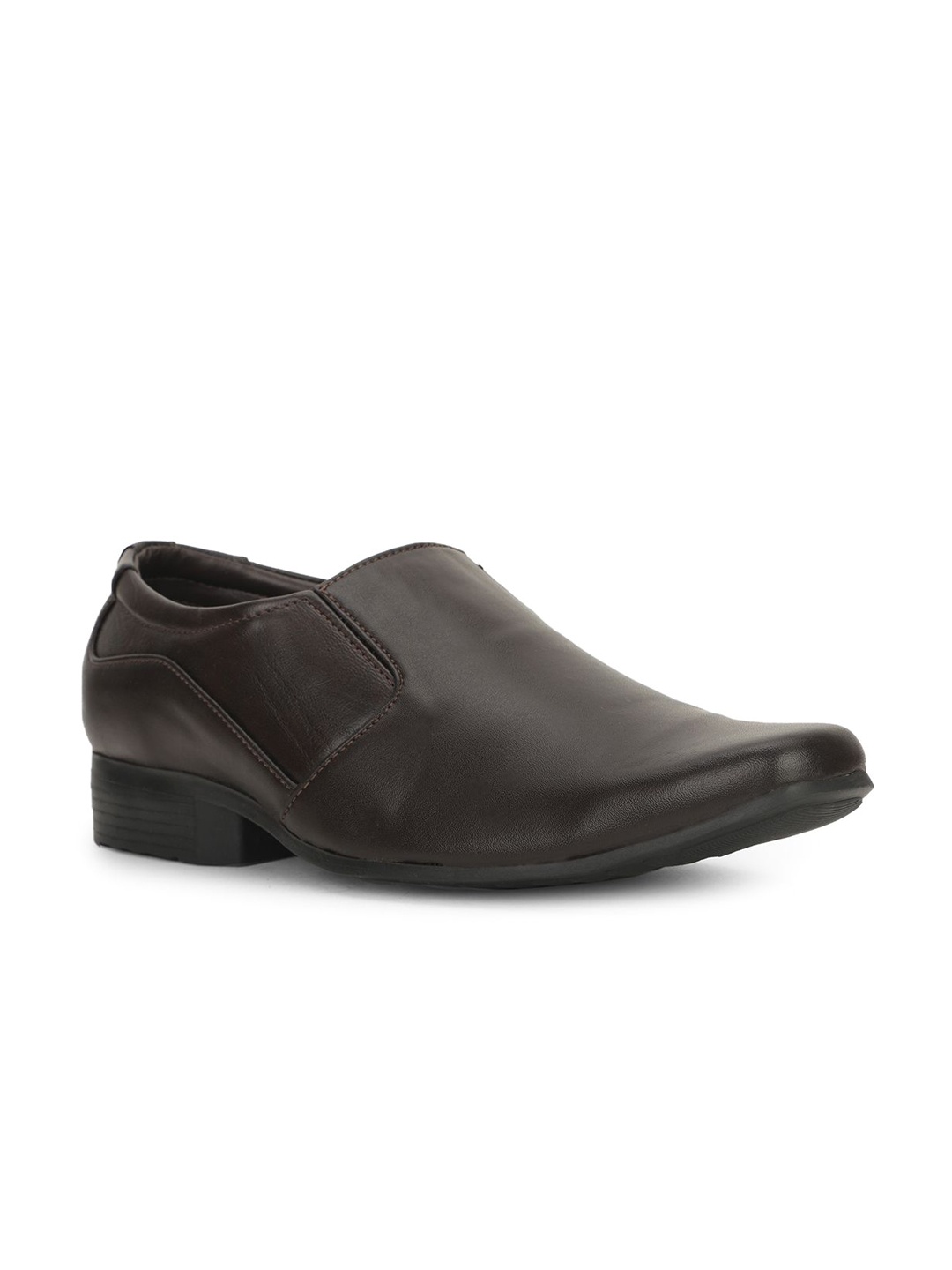 

Bata Men Round Toe Slip-On Sneakers, Brown