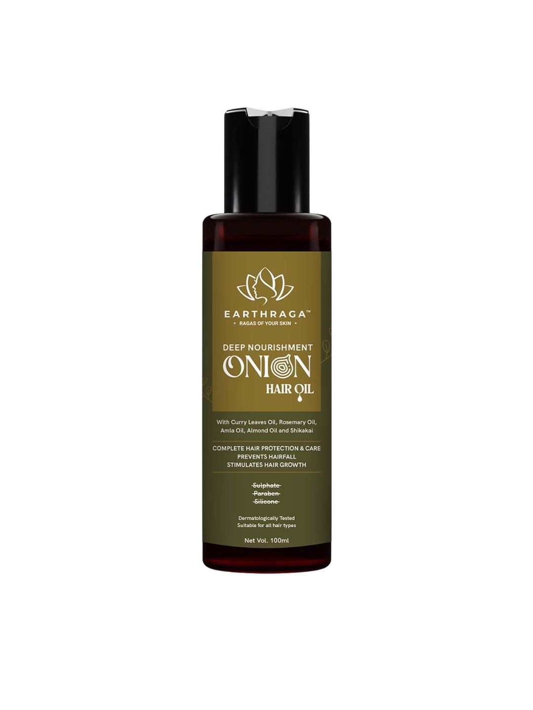 

Earthraga Deep Nourishment Onion Hair Oil-100ml, Green