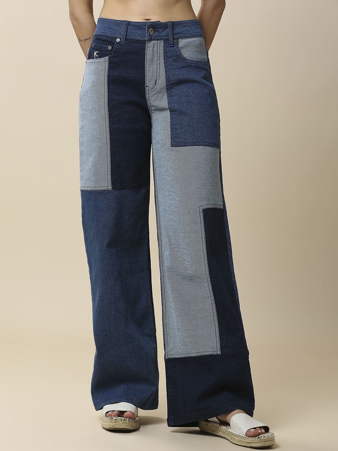 

Chemistry Denim Wide Leg High-Rise Jeans, Blue