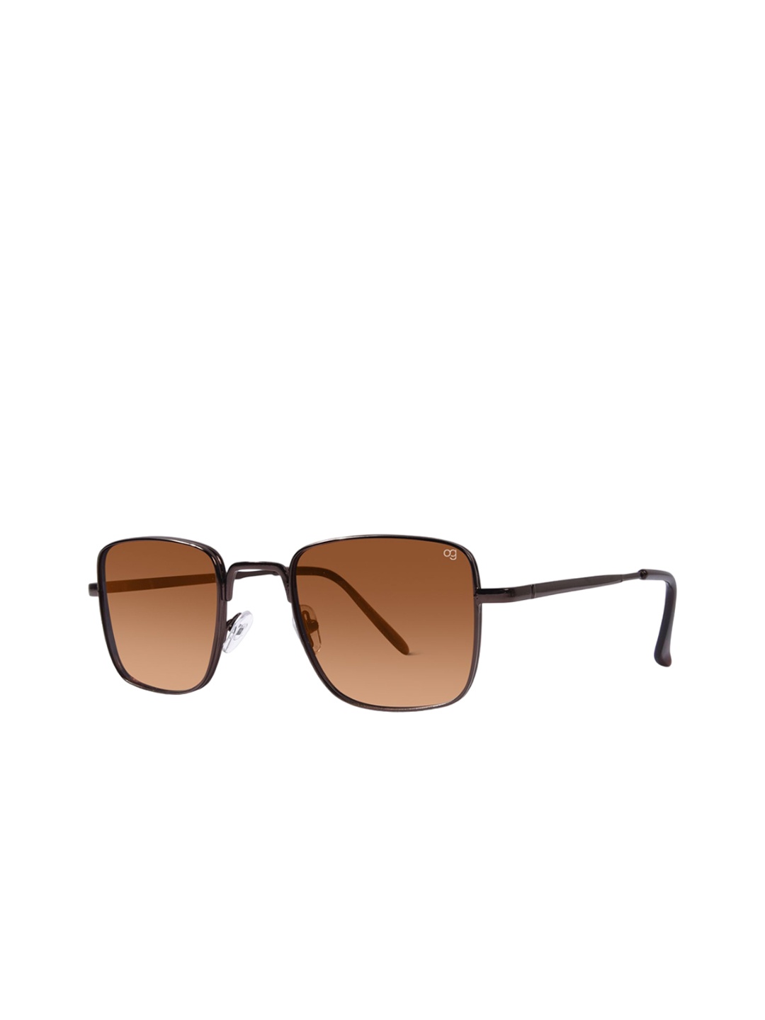 

Woggles Men Square UV Protected Sunglasses with WOSK-MSQ-2108C7-Brown