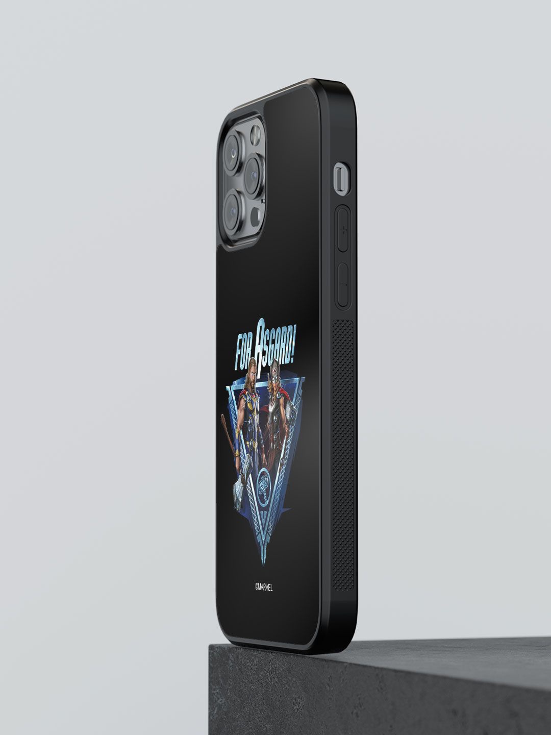 

macmerise Superhero Printed iPhone 13 Pro Back Case Mobile Accessories, Black