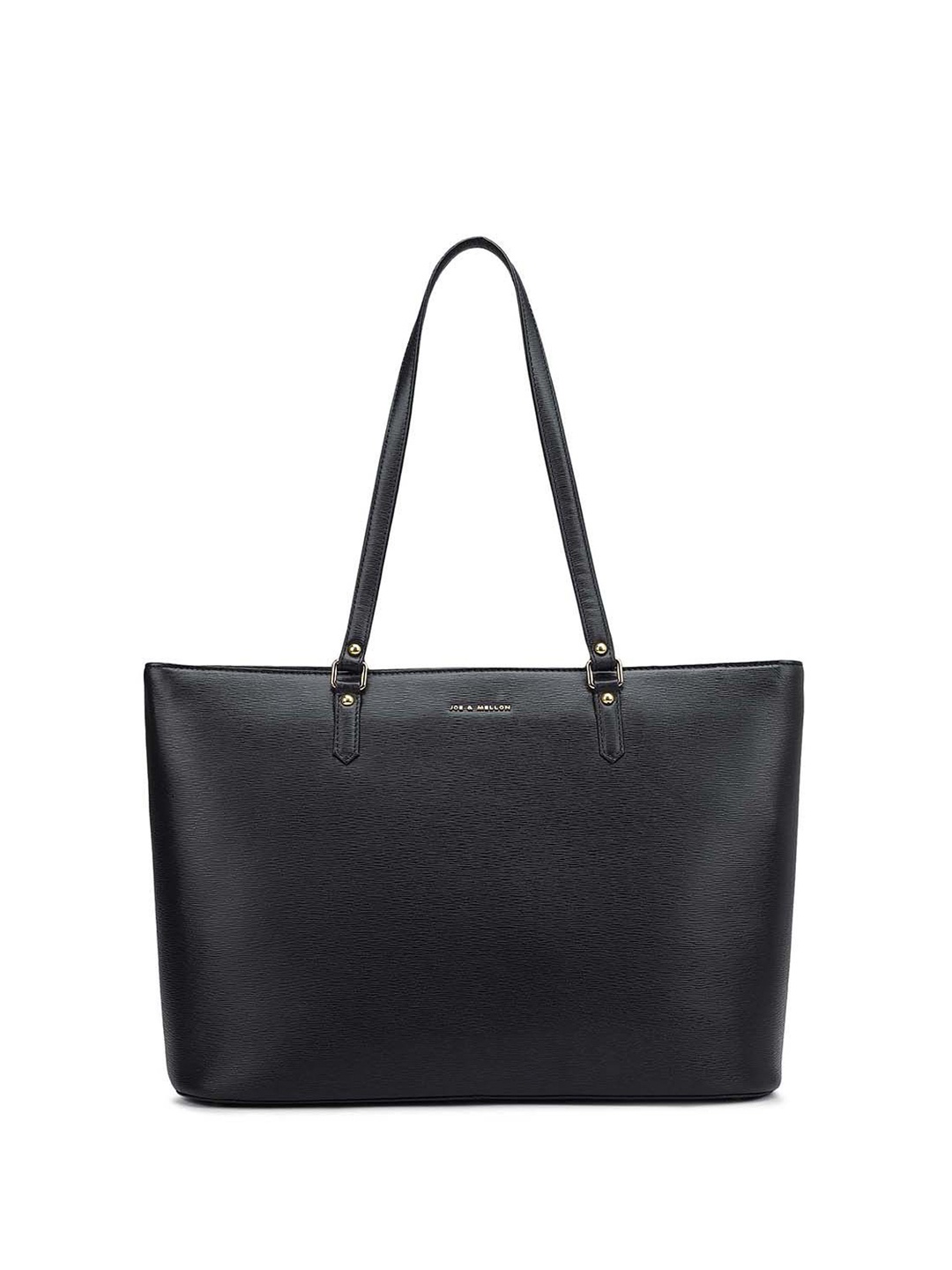 

Joe & Mellon Leather Structured Shoulder Bag, Black