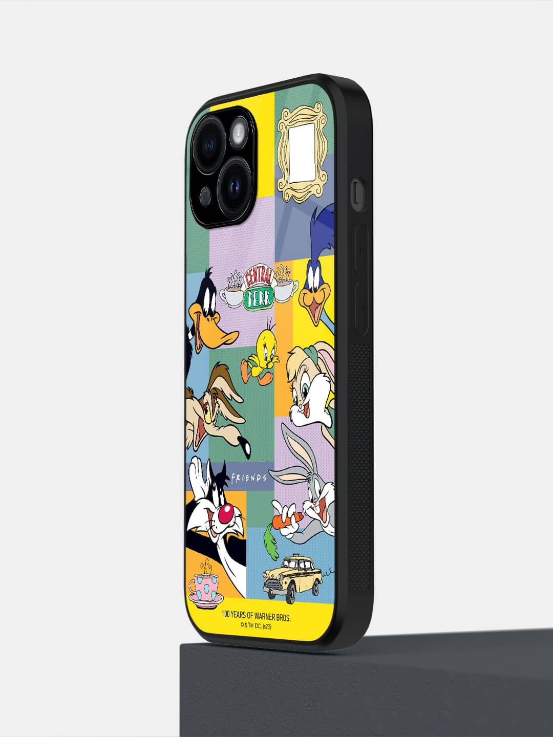

macmerise Cartoon Characters Printed iPhone 14 Back Case Mobile Accessories, Yellow