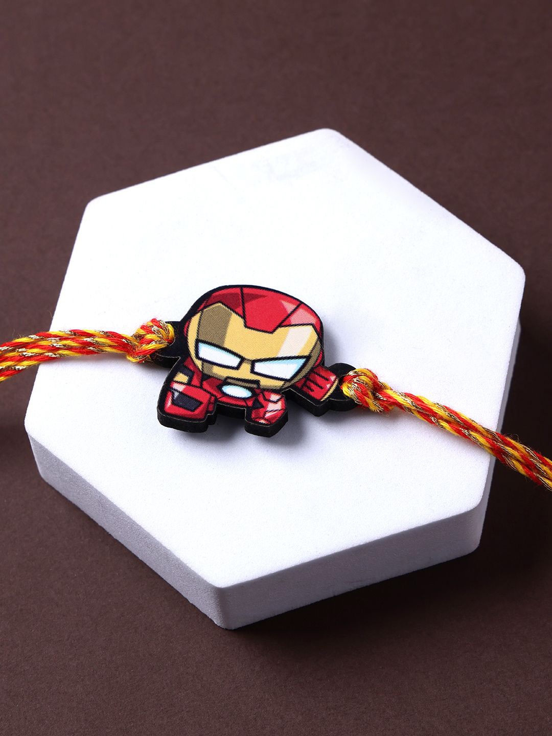 

PANASH Kids Spiderman Shaped Rakhi, Red