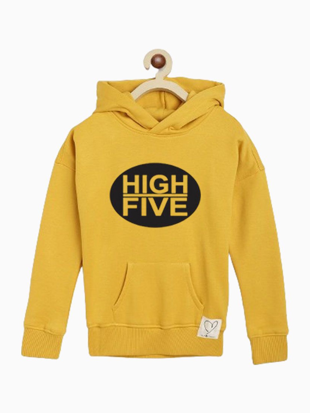

BAESD Boys Typography Printed Cotton Sweatshirt, Yellow
