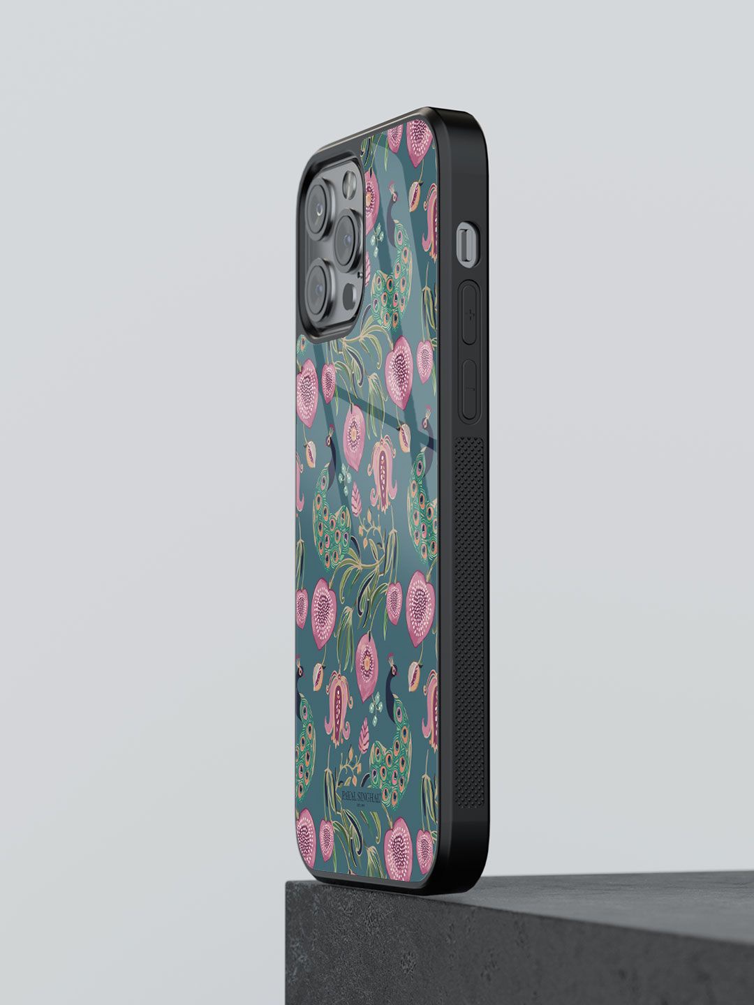 

macmerise Floral Printed iPhone 13 Pro Back Case Mobile Accessories, Green