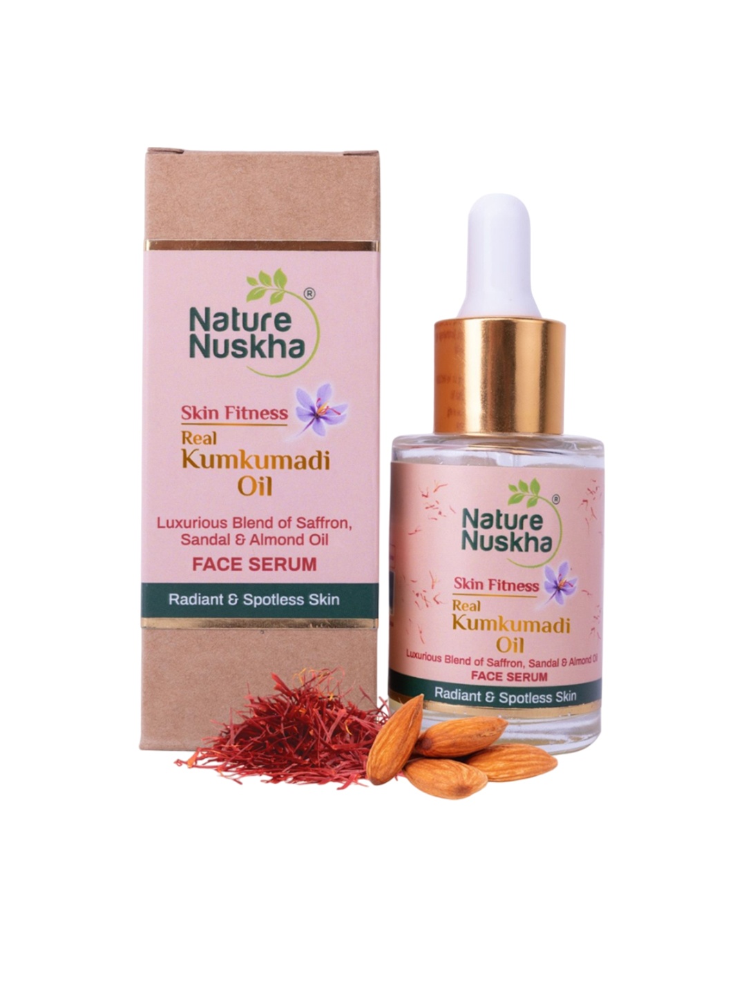 

Nature Nuskha Real KumKumadi Facial Oil With Vitamin E -25Ml, Transparent