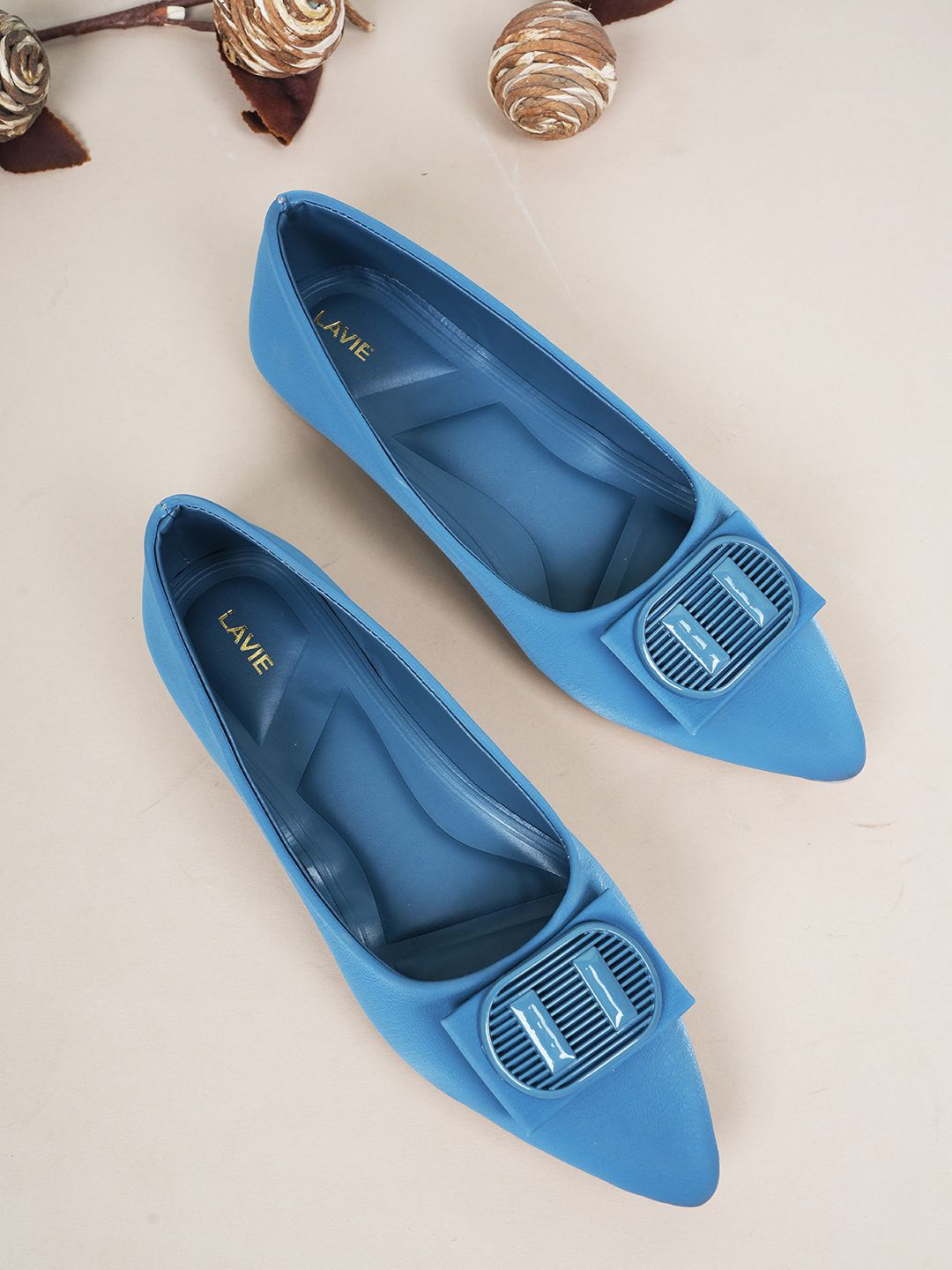 

Lavie Women Ballerinas with Bows Flats, Blue