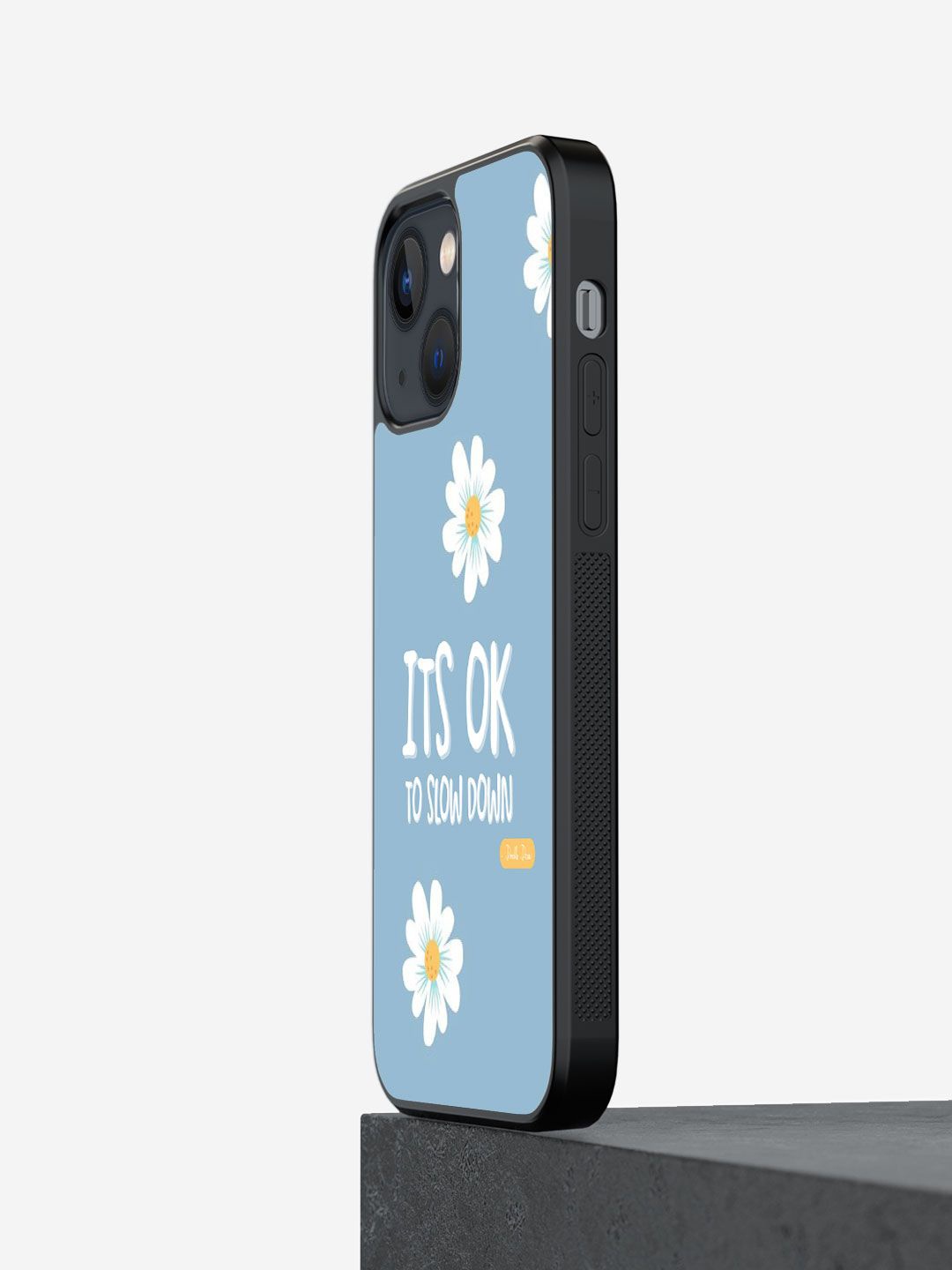 

macmerise Typography Printed iPhone 13 Back Case Mobile Accessories, Blue