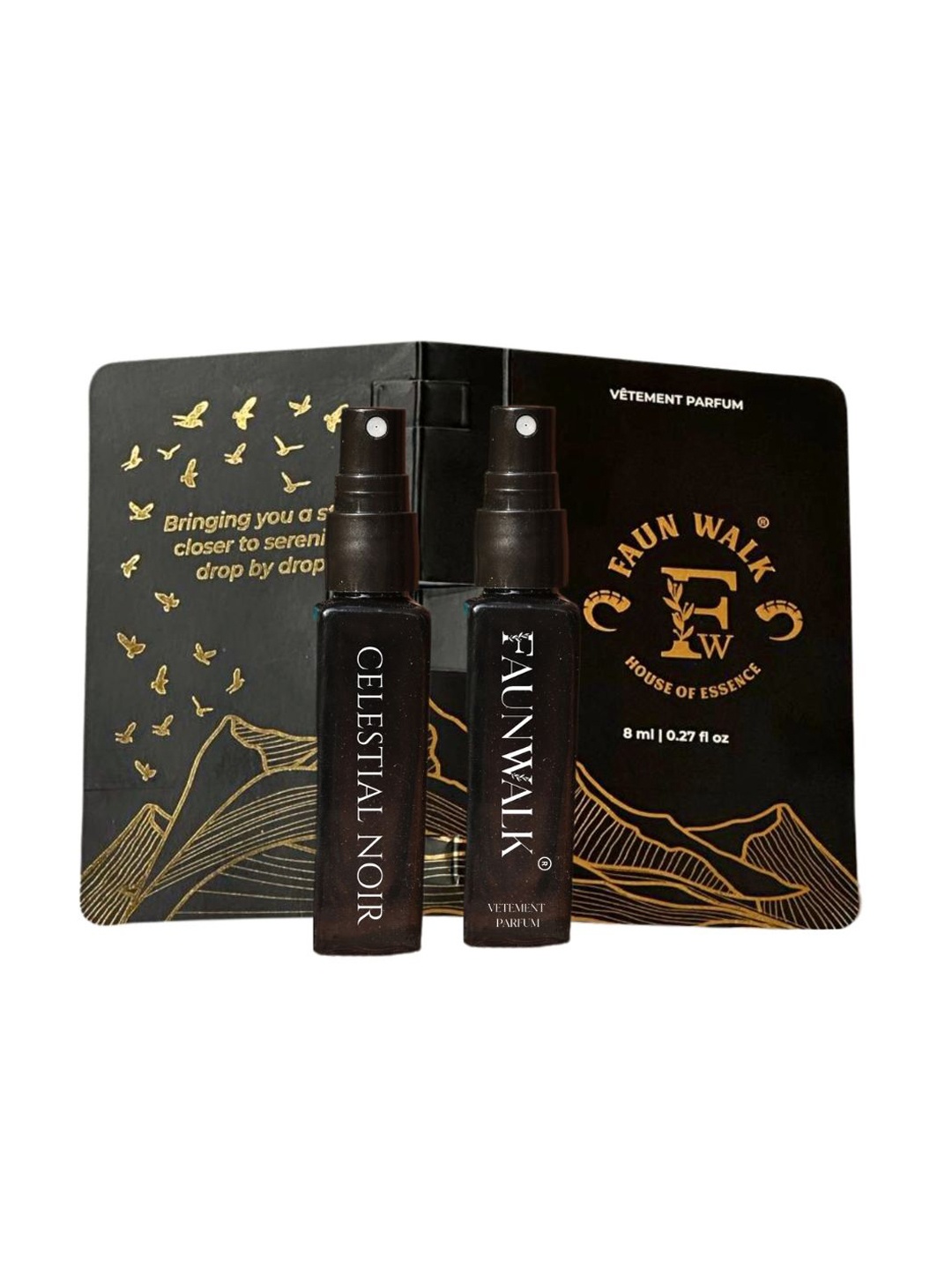

FAUN WALK Men Celestial Noir Long Lasting Perfume - 8ml, Brown