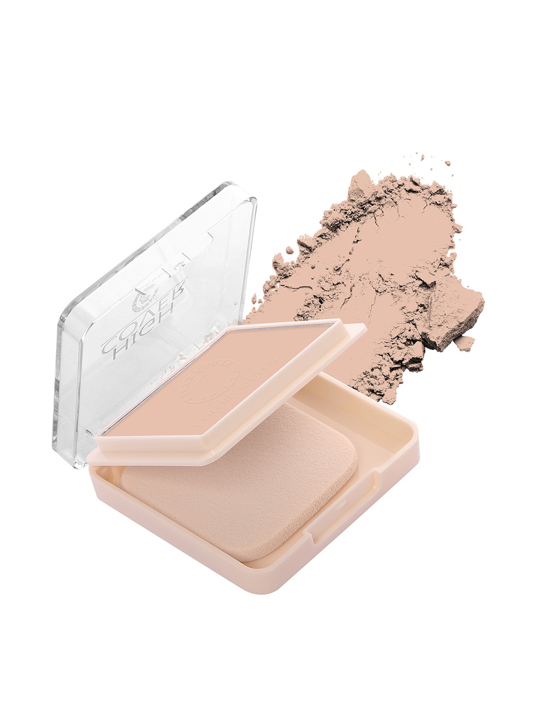 

Colors Queen High Cover Silk Compact Powder - Ivory 03, Beige